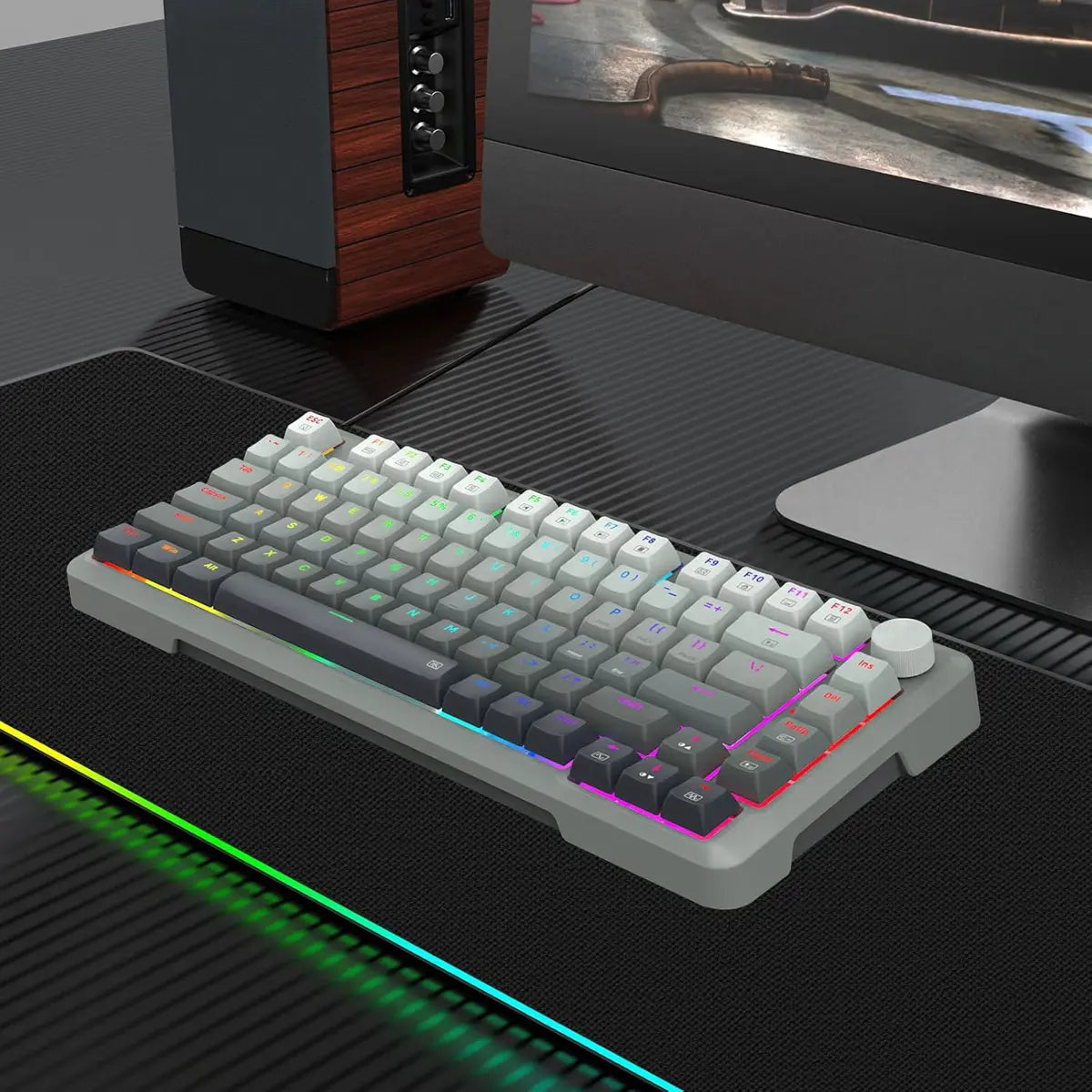 E-Yooso HZ82 Rapid Trigger Gaming Keyboard, Hall Effect Magnetic Switch