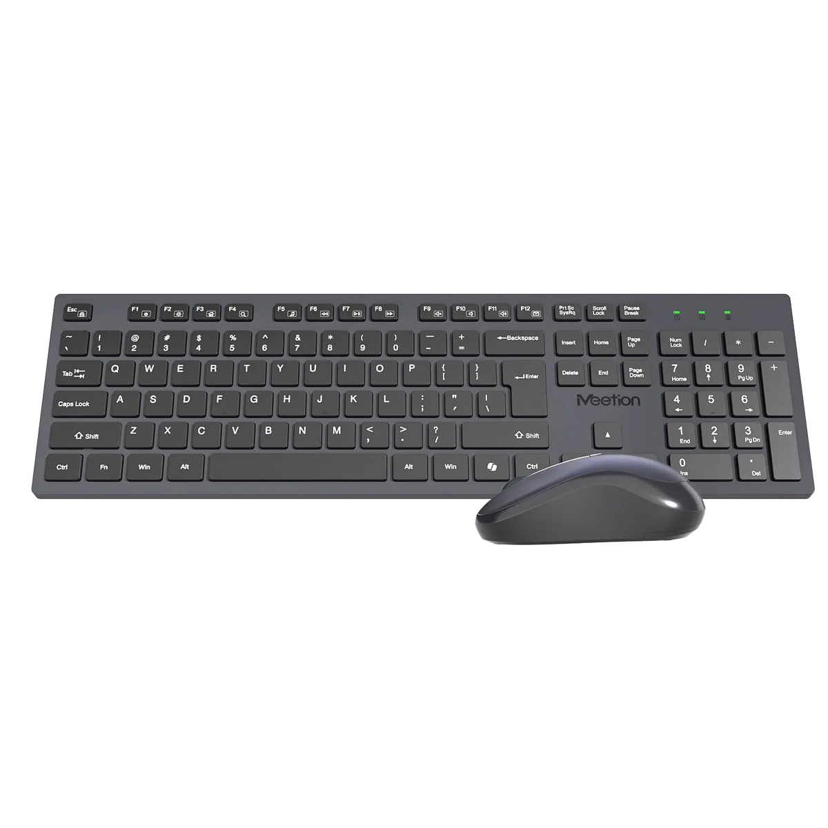 Meetion CW216 lightweight wireless keyboard and mouse combo for office and home workspace.