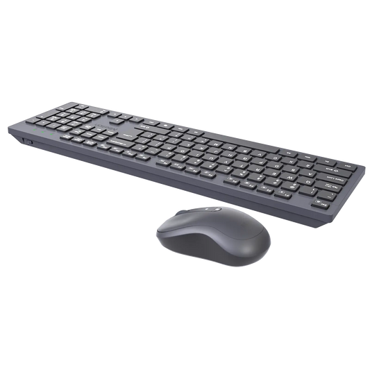 Meetion CW216 lightweight wireless keyboard and mouse combo for office and home workspace.