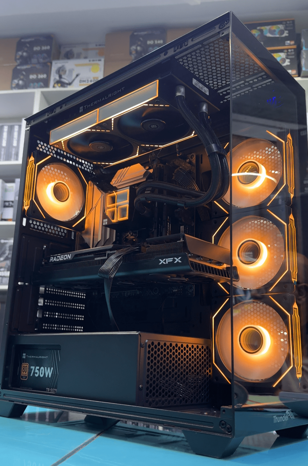Thunder NOVA PC Case with 4xArgb infinity Fans