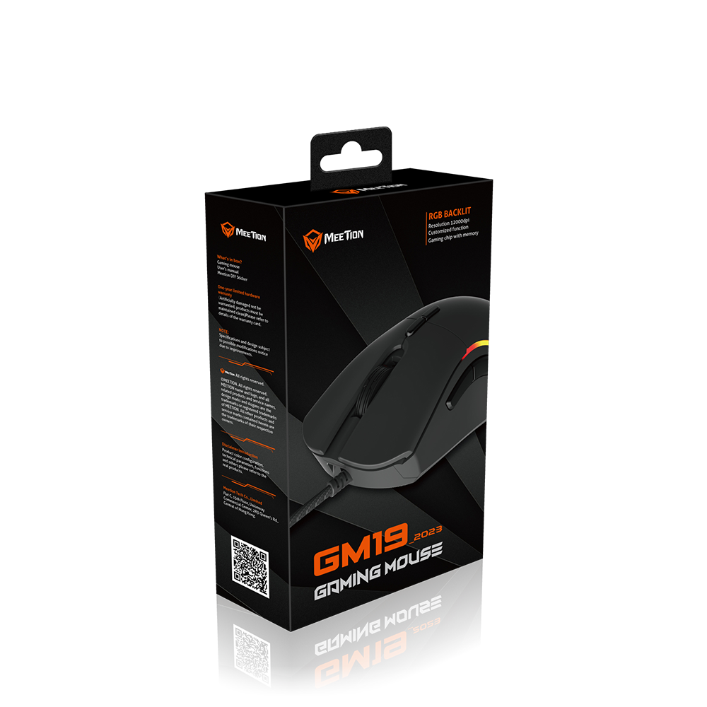 Chromatic RGB Circulation Backlit Gaming Mouse GM19_2023