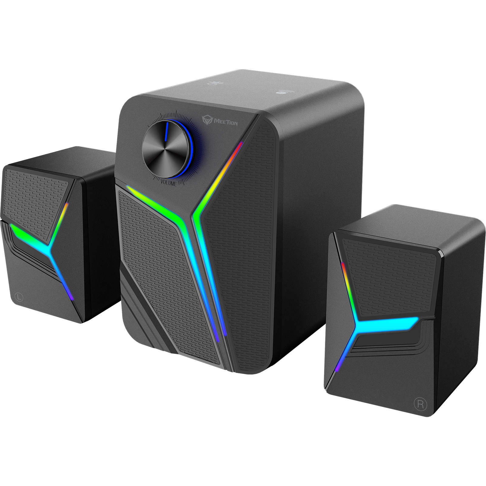 Meetion SP2111 Pro 2.1 Gaming Desktop Speaker Gaming King