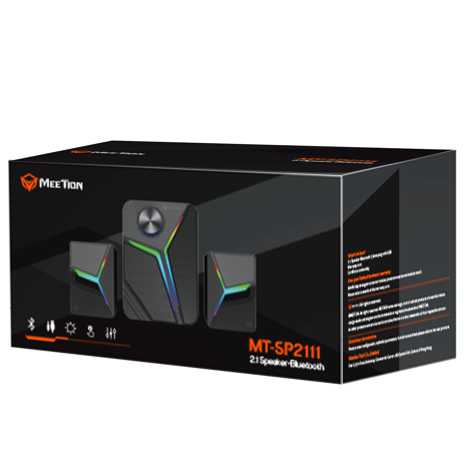 Meetion SP2111 Pro 2.1 Gaming Desktop Speaker Gaming King