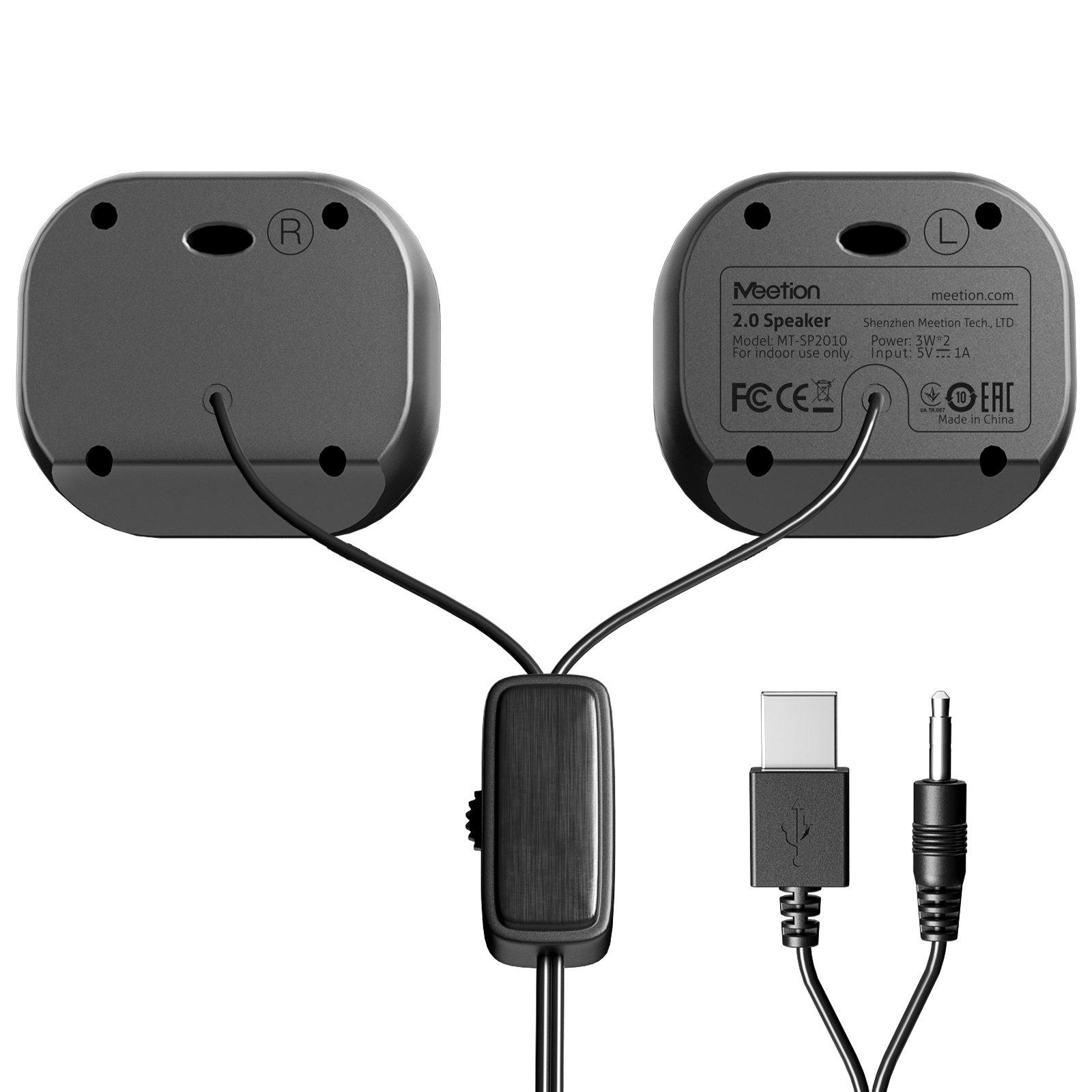 Meetion SP2010 2.0 Office Desktop Speakers
