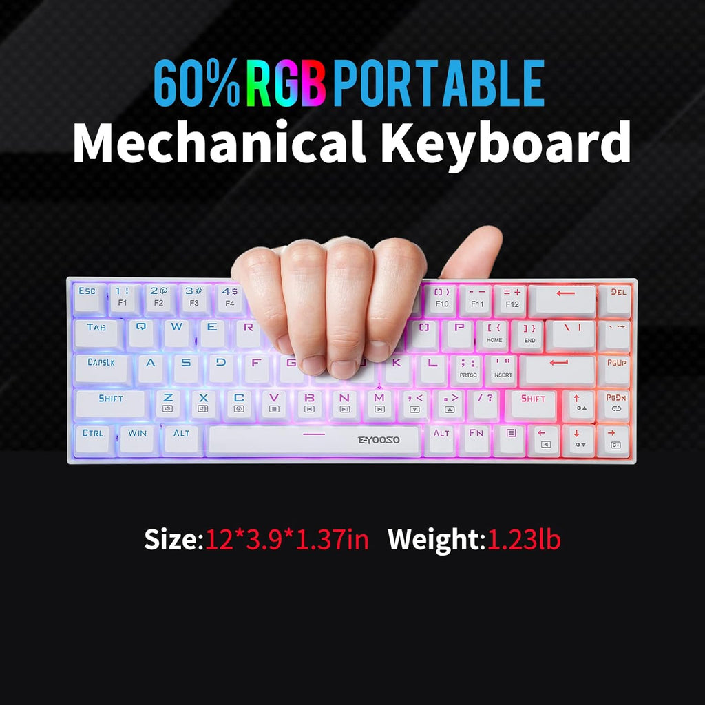 E-Yooso Z686 (White) | Wired Gaming Keyboard