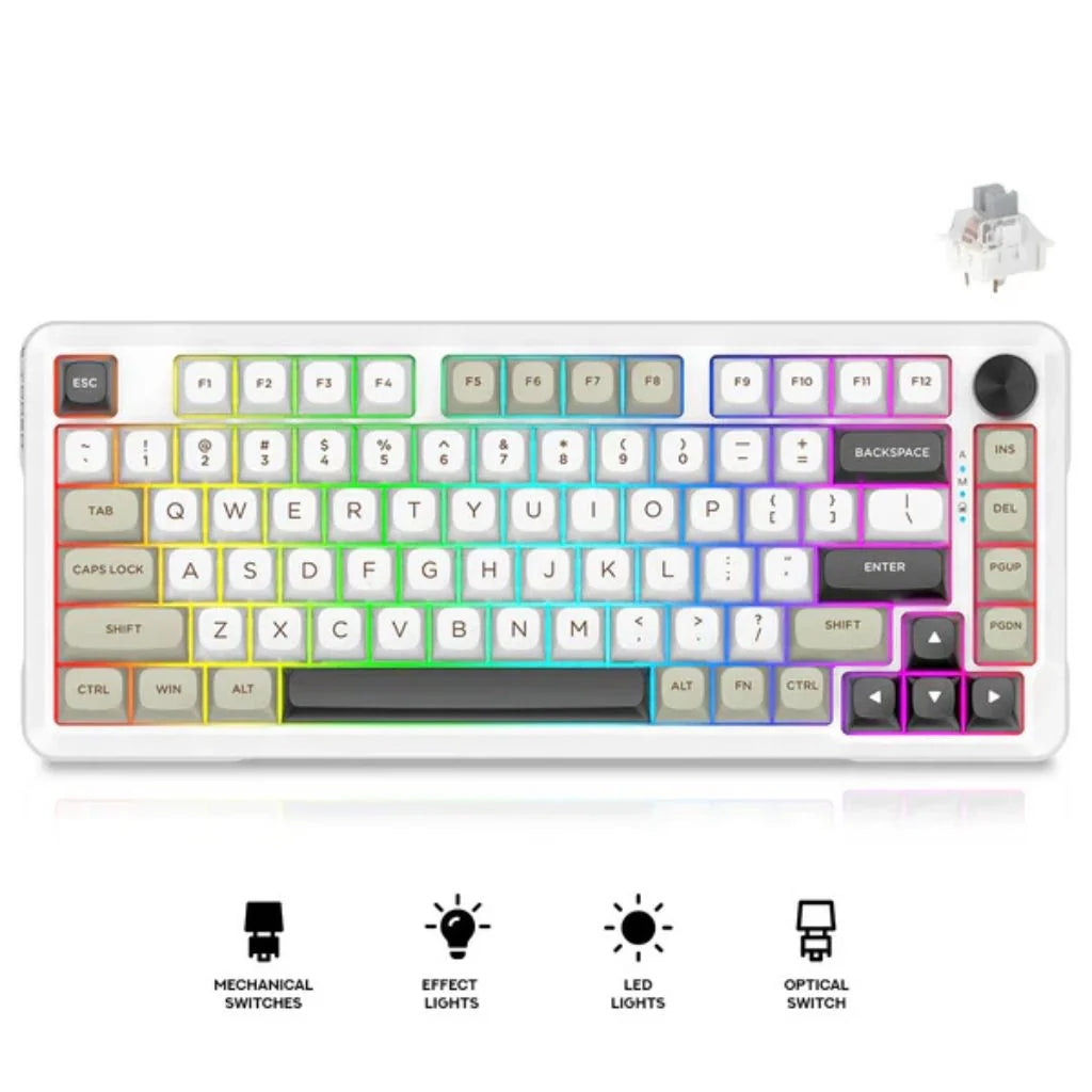 E-Yooso Z-82 RGB 81-Keys Tri-Mode RGB Keyboard