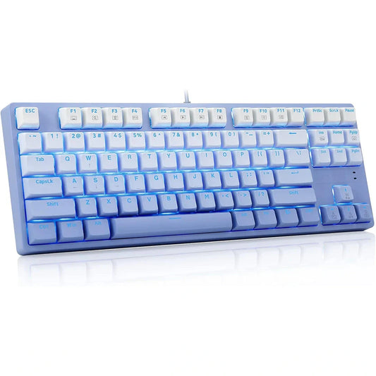 E-YOOSO Z-87 Gradient Blue Single Light Gaming Keyboard With Blue, Red & Brown Switches