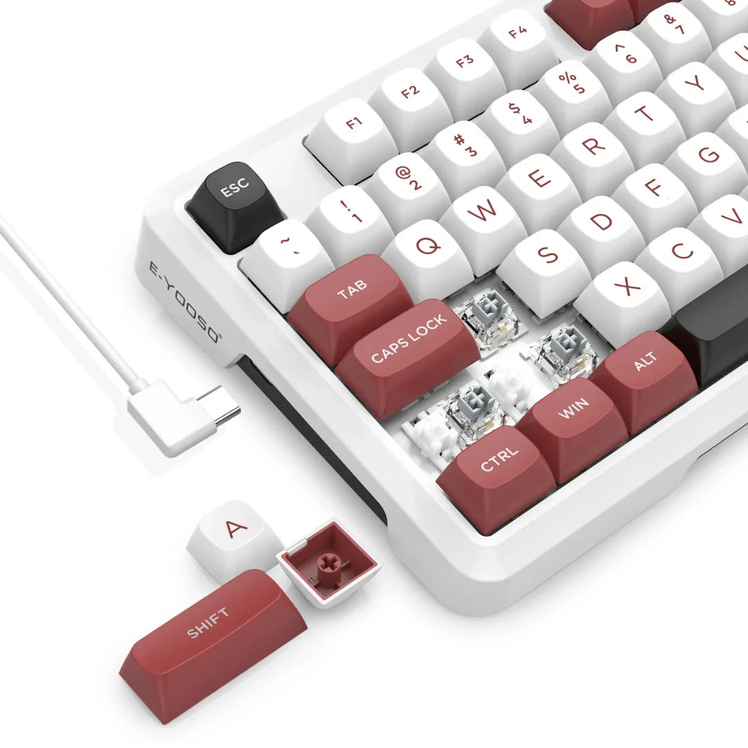 E-YOOSO Z-82 RGB 81-Keys Wired Hot-Swappable Mechanical Keyboard