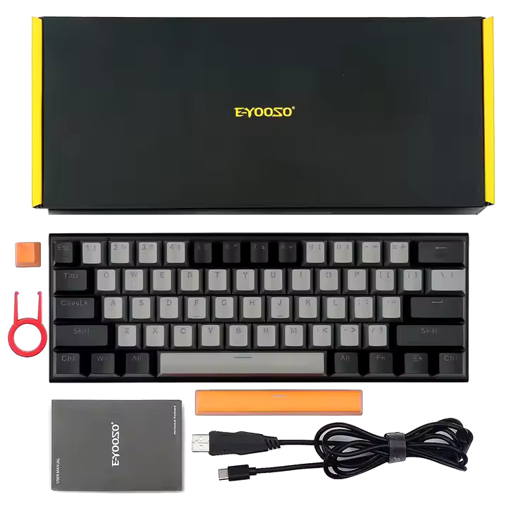E-Yooso Z11 (Black Grey) | Wired Gmaing Keyboard