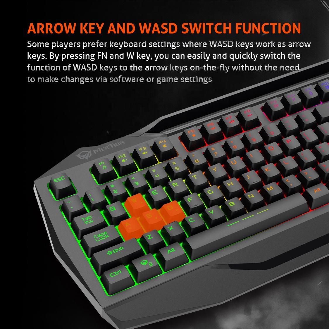 Buy Meetion C490 4-in-1 Complete PC Gaming Combo in Pakistan
Gaming King