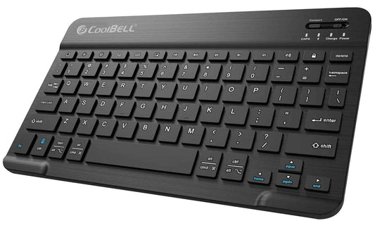 Coolbell Wireless Bluetooth Keyboard BK-01 | Slim, Rechargeable USB-C Keyboard for iPad & Tablets