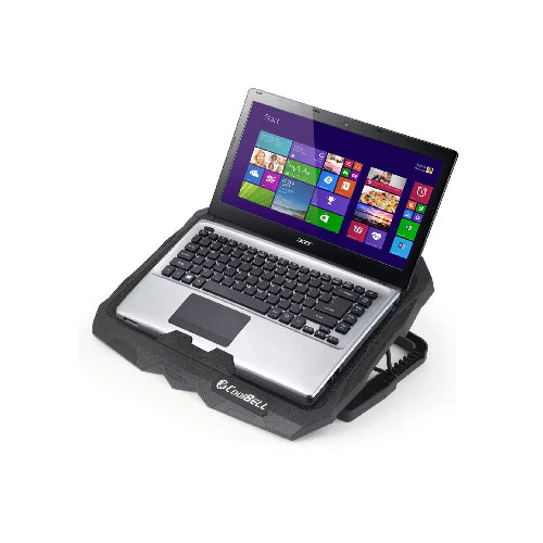 CoolBell CB-2X Laptop Cooling Pad – Dual Fan Adjustable Stand for Gaming Notebooks