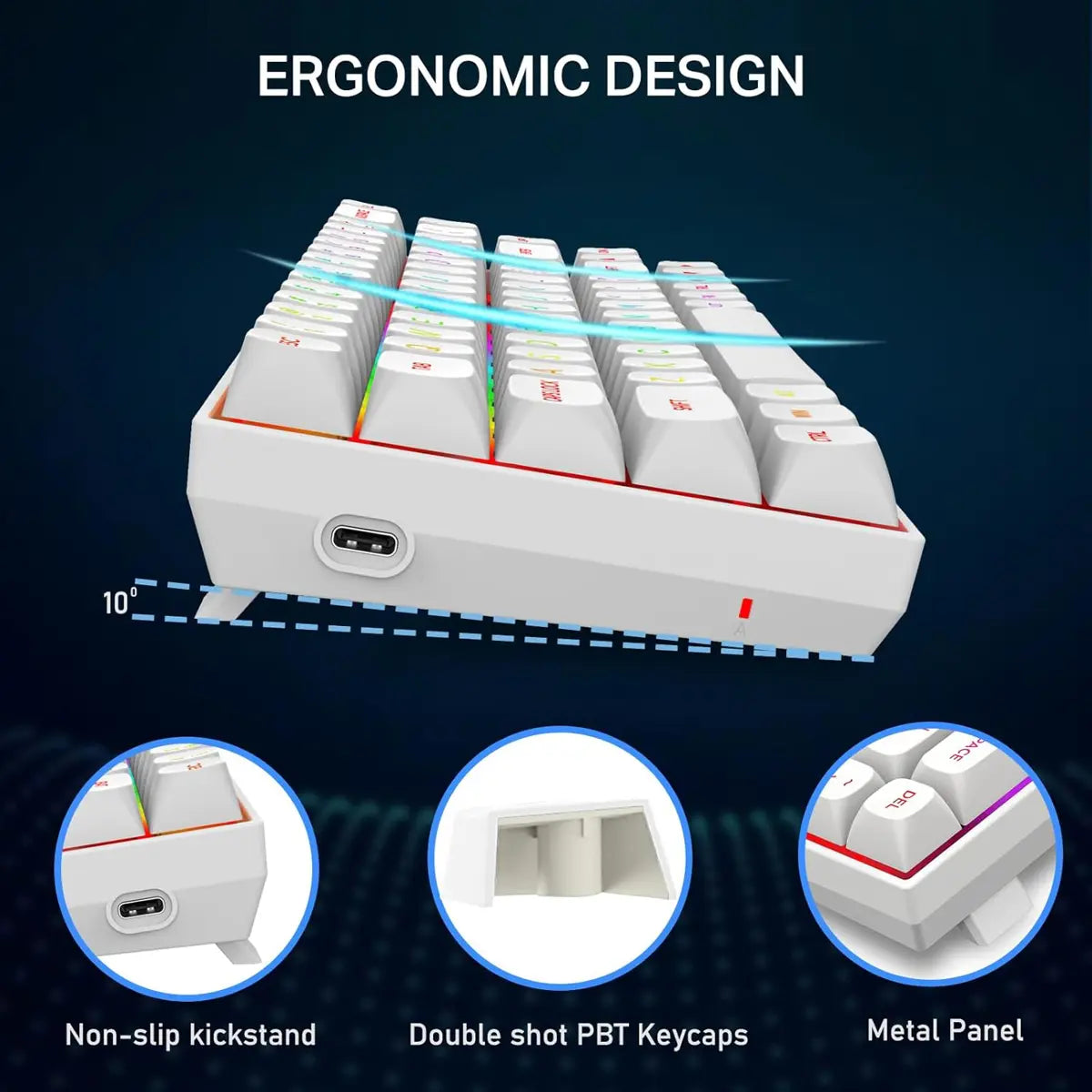 E-Yooso HZ68 Rapid Trigger Mechanical Keyboard with Hall Effect