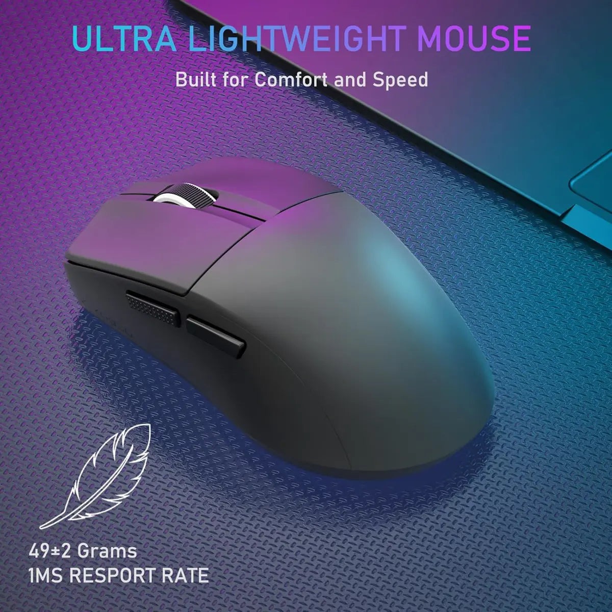 E-Yooso X44 1K Lightweight Gaming Mouse, Wireless Esports Mouse