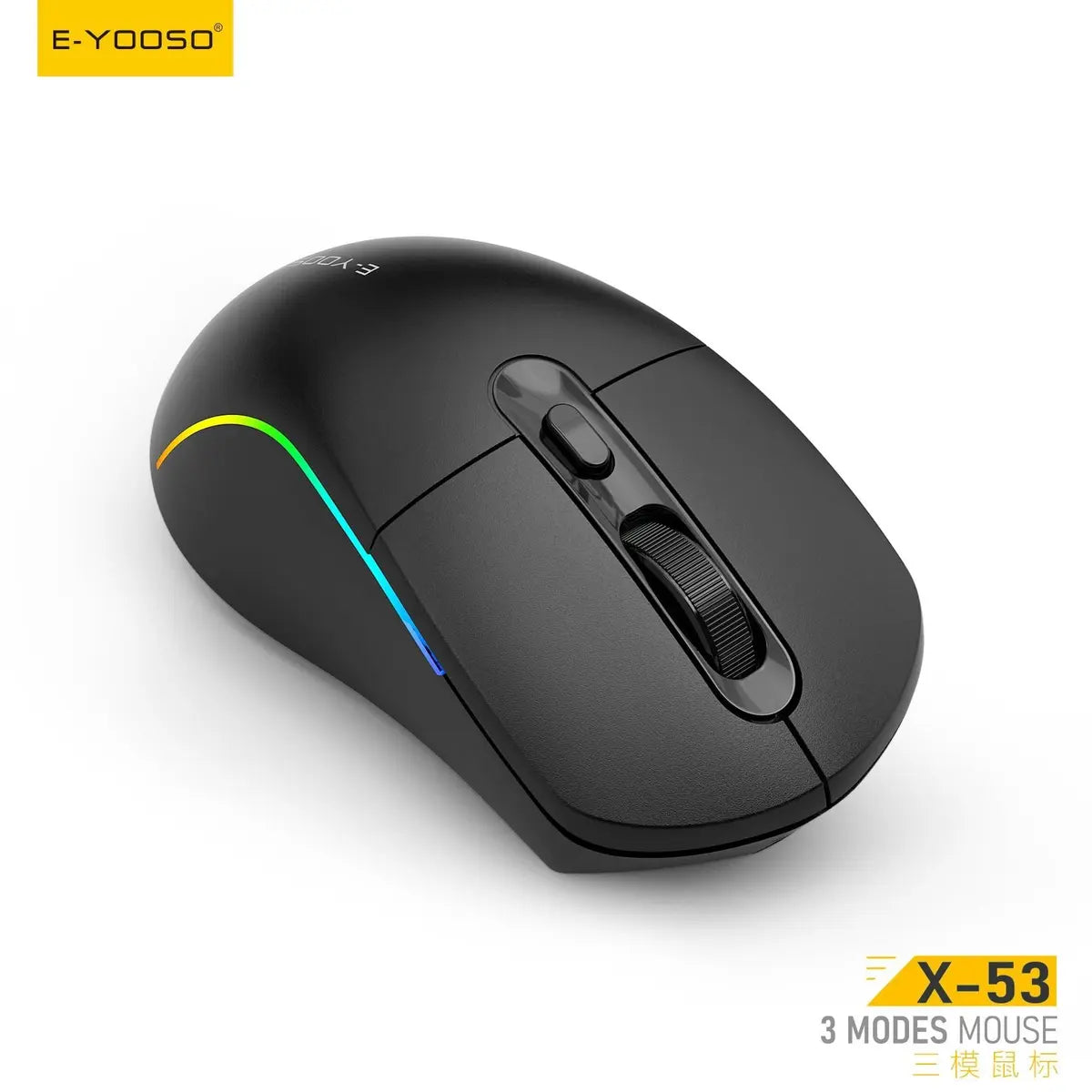 E-Yooso X53 Wireless Gaming Mouse, 1K Rechargable, 53g