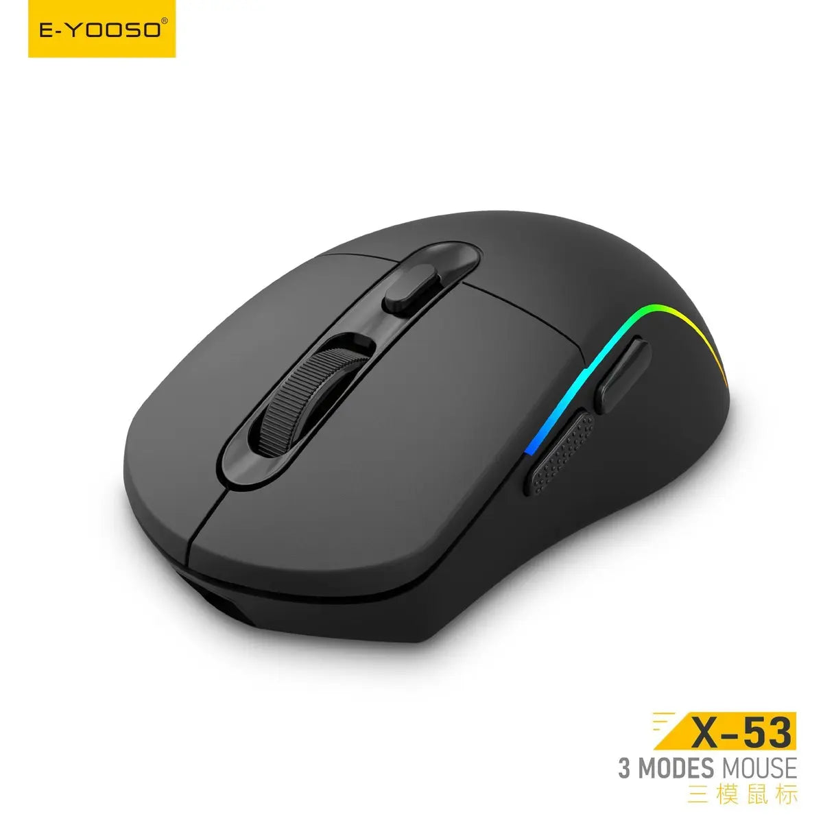 E-Yooso X53 Wireless Gaming Mouse, 1K Rechargable, 53g
