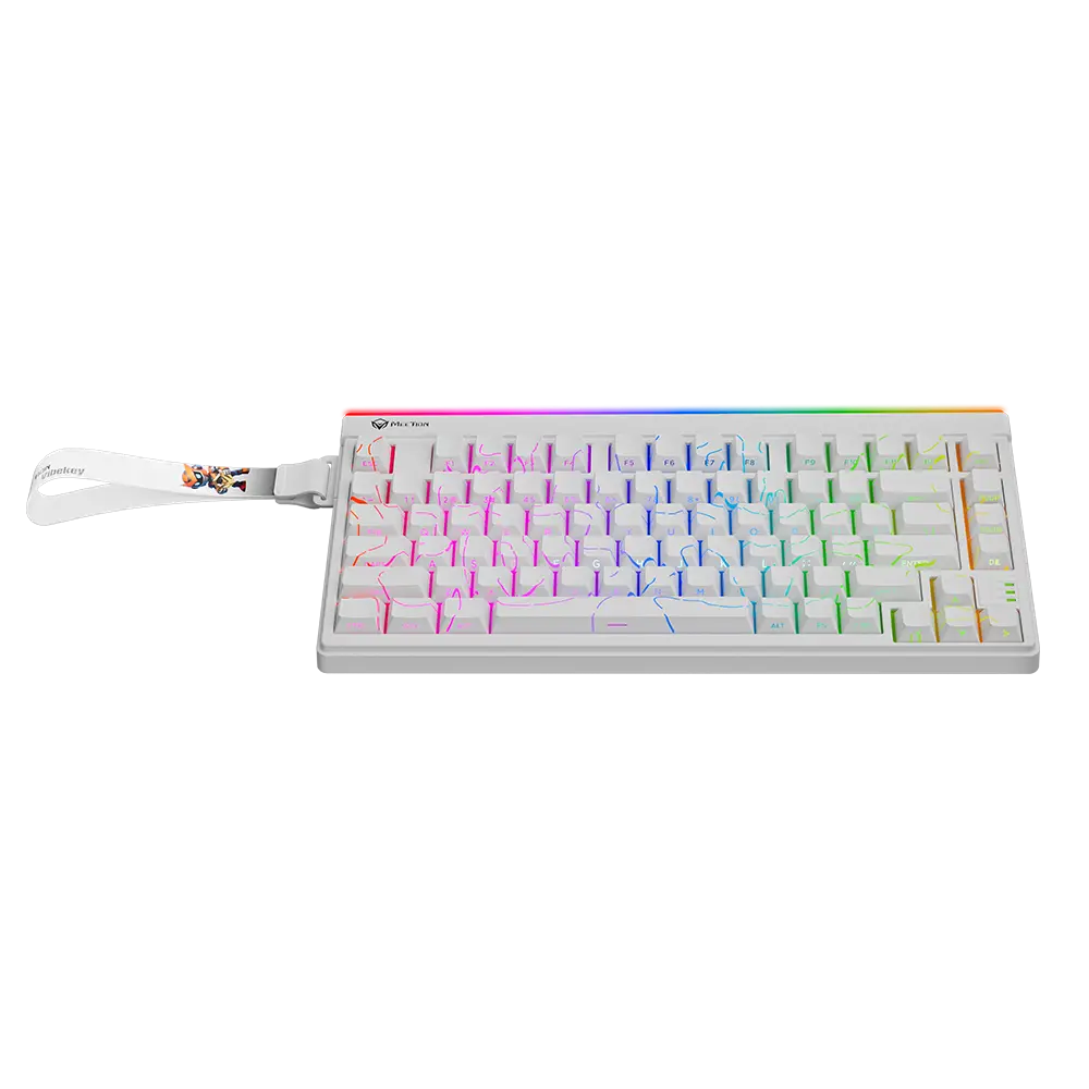 Meetion Vibekey B75 75% Wireless Gaming Keyboard White in Pakistan 