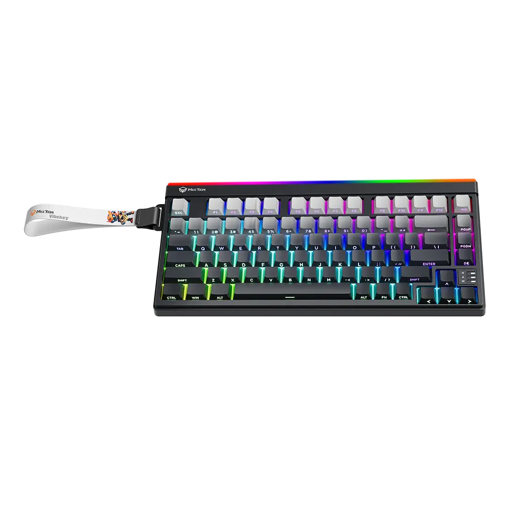 Meetion Vibekey B75 75% Wireless Gaming Keyboard Black in Pakistan 