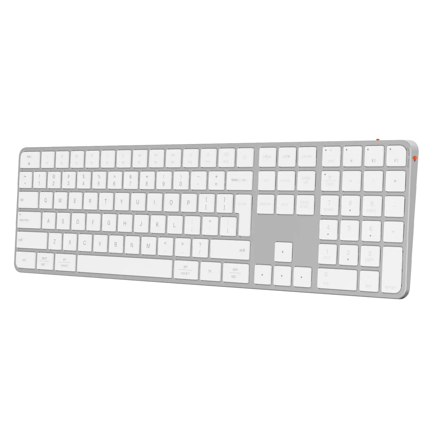 Meetion ikey K230 wireless keyboard supporting 2.4G and Bluetooth multi-device connectivity.