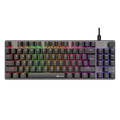 Mechanical keyboard with RGB backlighting on a white background Gaming King