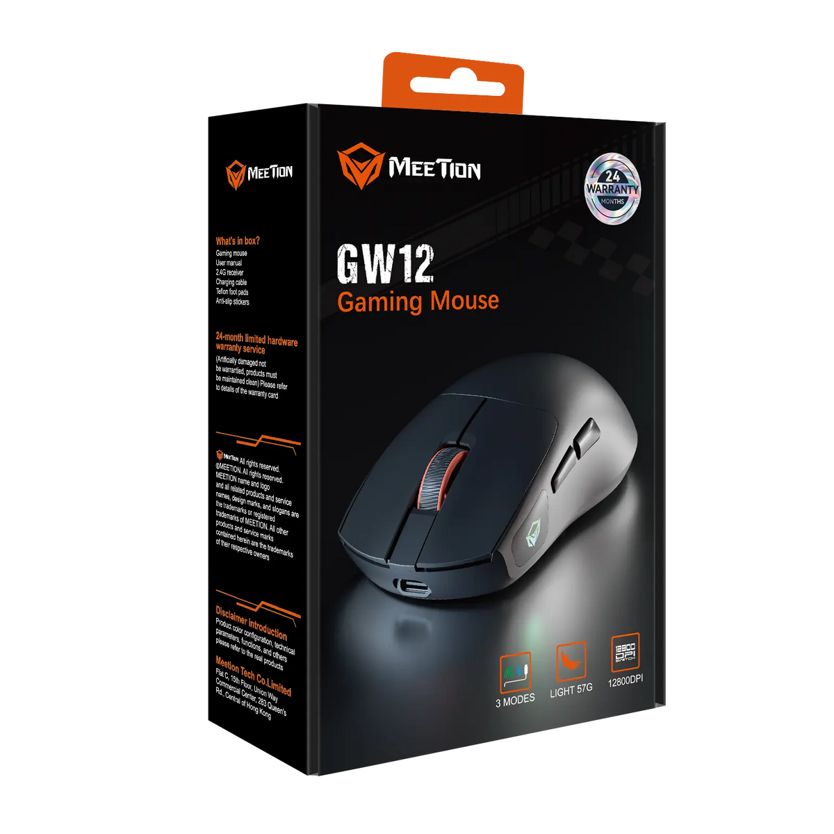 Meetion GW12 Triple-Mode Wireless Gaming Mouse