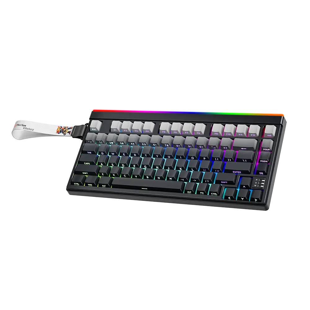 Meetion Vibekey B75 75% Wireless Gaming Keyboard Black in Pakistan 