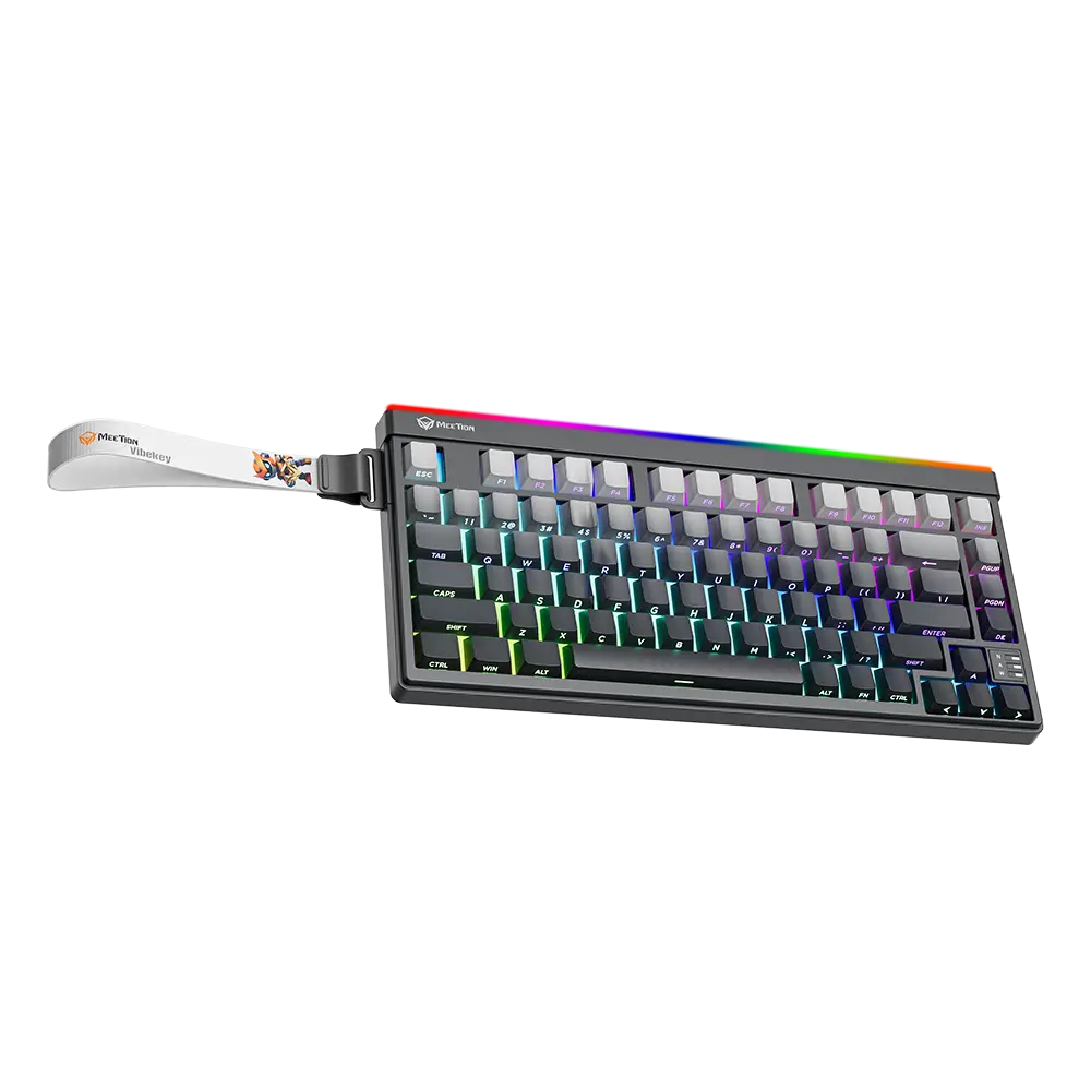 Meetion Vibekey B75 75% Wireless Gaming Keyboard Black in Pakistan 