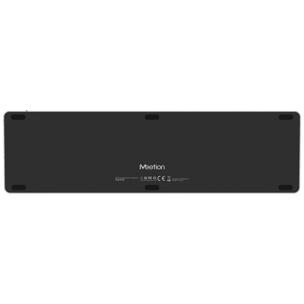 Meetion ikey K230 wireless keyboard supporting 2.4G and Bluetooth multi-device connectivity.