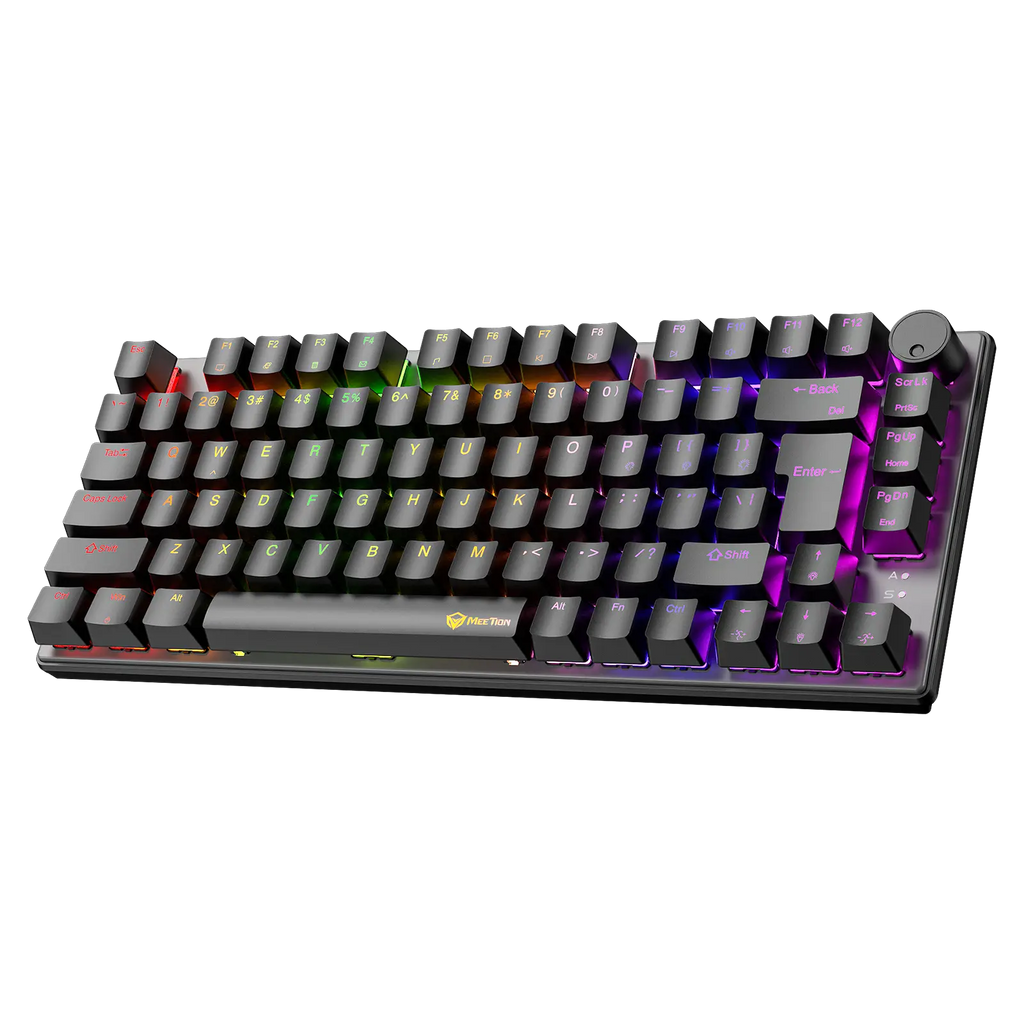 Meetion MK006 Pro 75% RGB Wired Mechanical Keyboard – Black