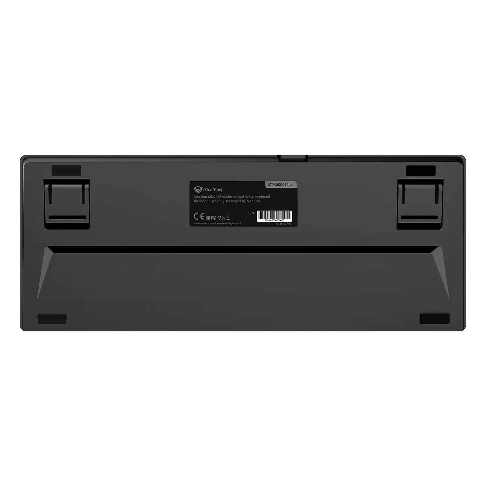 Meetion MK006 Pro 75% RGB Wired Mechanical Keyboard – Black