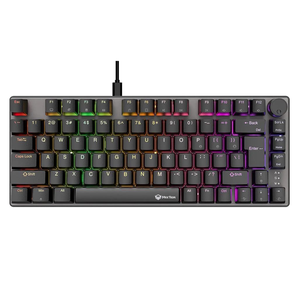 Meetion MK006 Pro 75% RGB Wired Mechanical Keyboard – Black