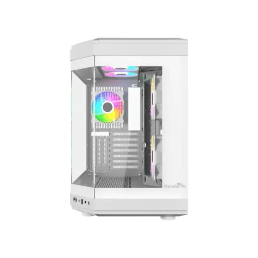 Thunder Carbon TGC-639 ATX Gaming Case – White
