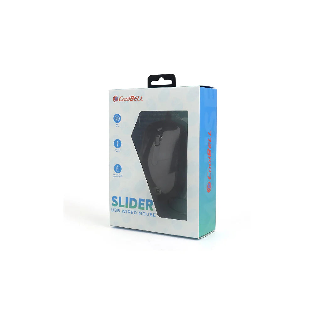 Coolbell Slider USB Mouse for Precision and Comfort