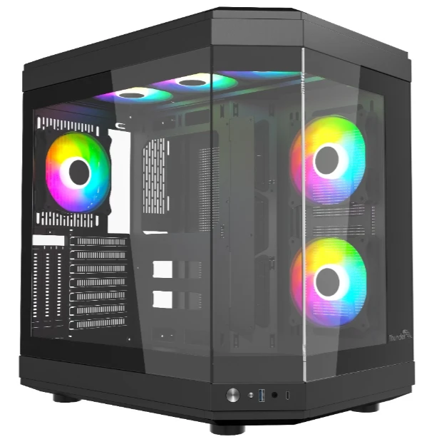 Thunder Carbon TGC-639 ATX Gaming Case – White