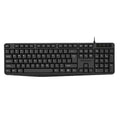 Meetion K200 wired USB keyboard with quiet ergonomic keys for office use.
